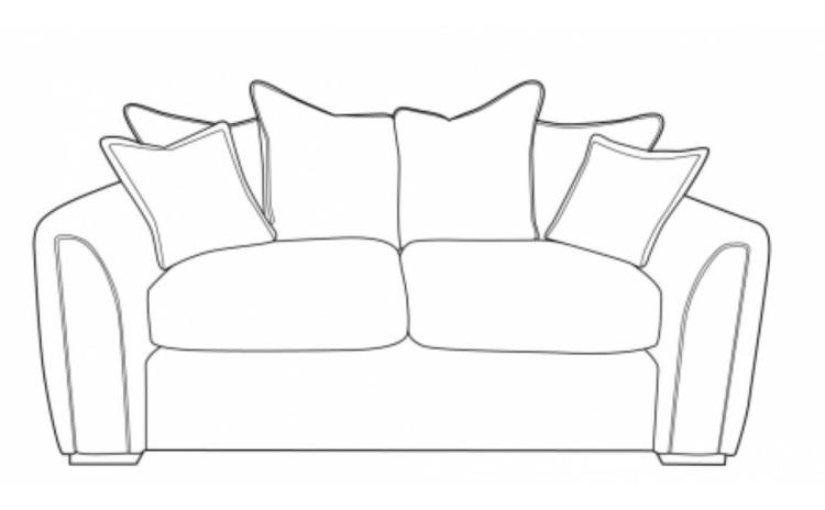 Buoyant Utopia 2 seater pillow back sofa 