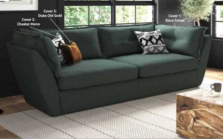 Sofa in collection pictured in Elara Forest 