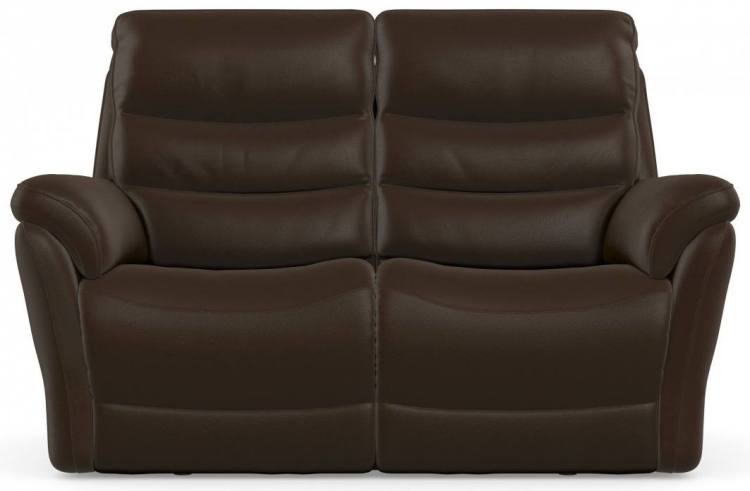 La- z-boy Anderson 2 seater static sofa shown in Tutti Espresso leather 