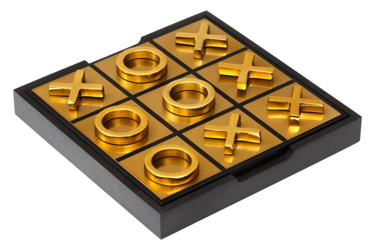 Wellington Gold Noughts and Crosses Set