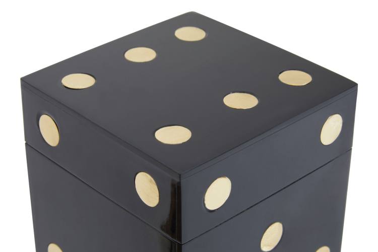 Wellington Black Dice Box