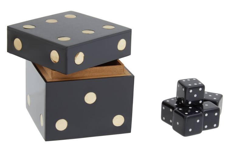 Wellington Black Dice Box