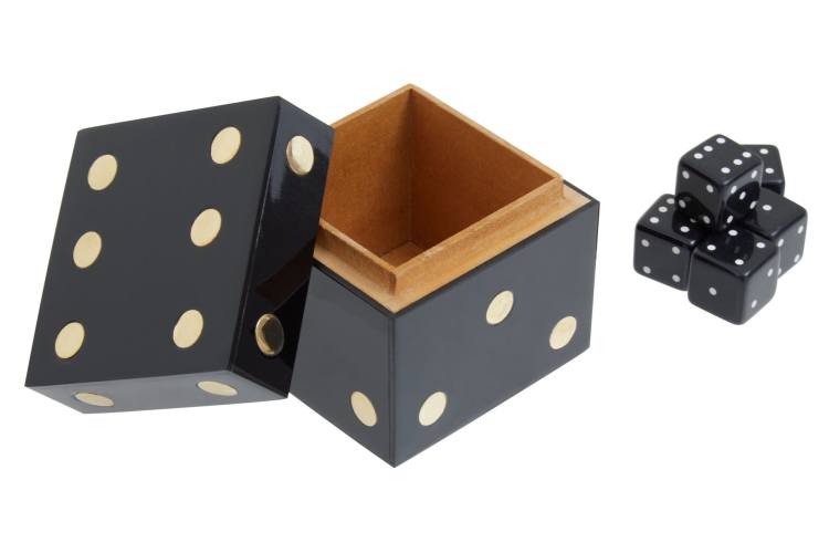 Wellington Black Dice Box