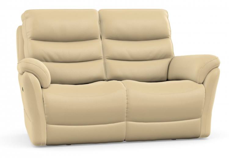 Anderson 2 seater power sofa shown in Dolce Cream leather 