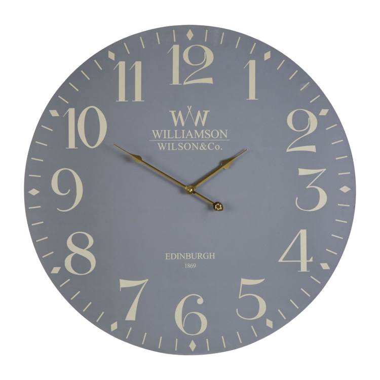 Camellia Grey Wall Clock