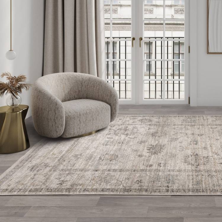 Kingston Natural Floral Rug