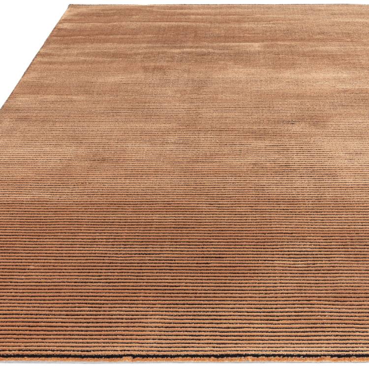 Stamford Striped Terracotta Rug