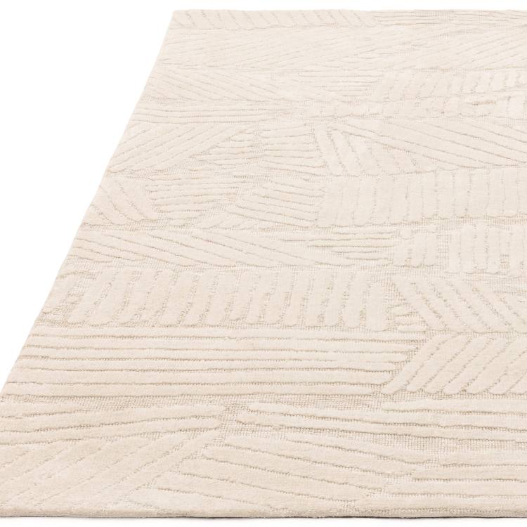 Rivara Beige Patterned Rug