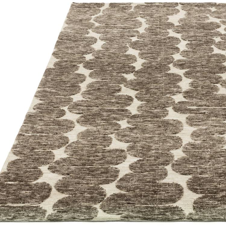 Rivara Brown Abstract Rug