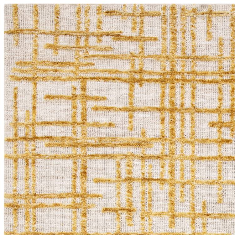 Rivara Gold Abstract Rug