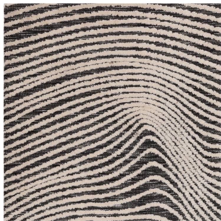 Rivara Black Swirl Rug