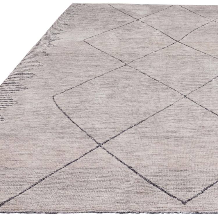 Rivara Grey Geometric Rug