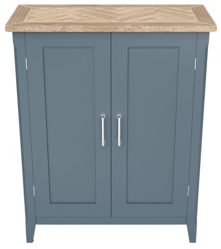 Signature Blue Shoe Storage Cupboard